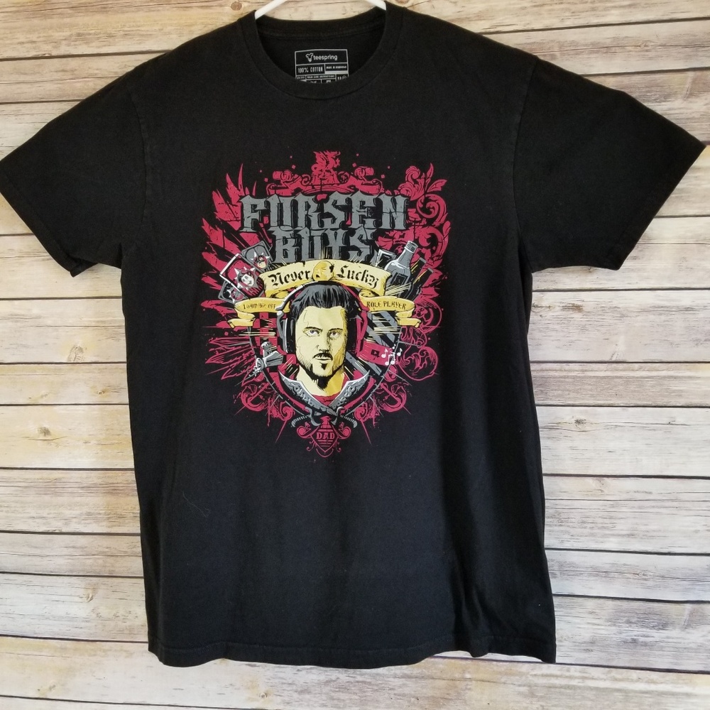 Teespring Fursen Boys Black T size M